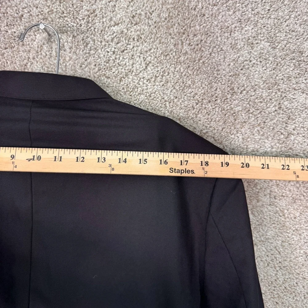 J.Crew Wool Suit Jacket Mens 42R Ludlow Black Loro Piana Super 120s EUC